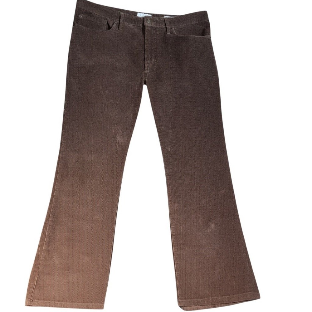 Goodfellow & Co Mens 36x32 Brown Ombre Corduroy Straight Fit Pants Stretch